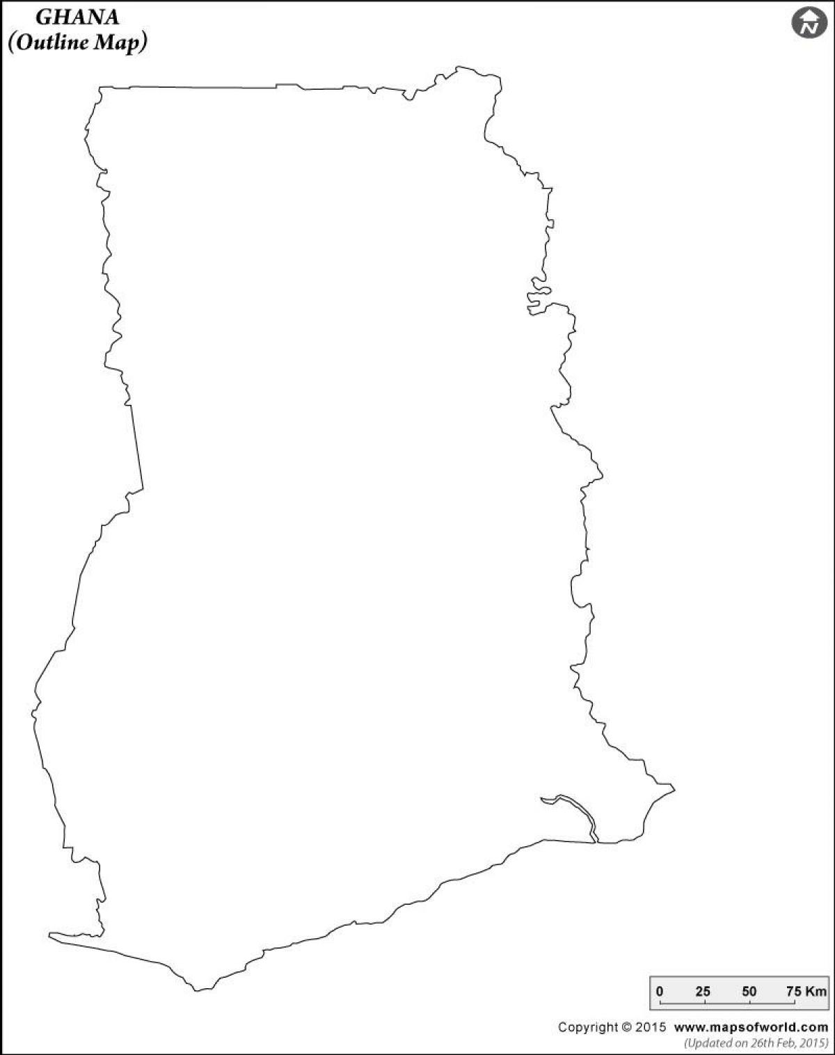 порожня карта Гани