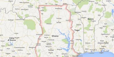 Детальна карта аккра, Гана